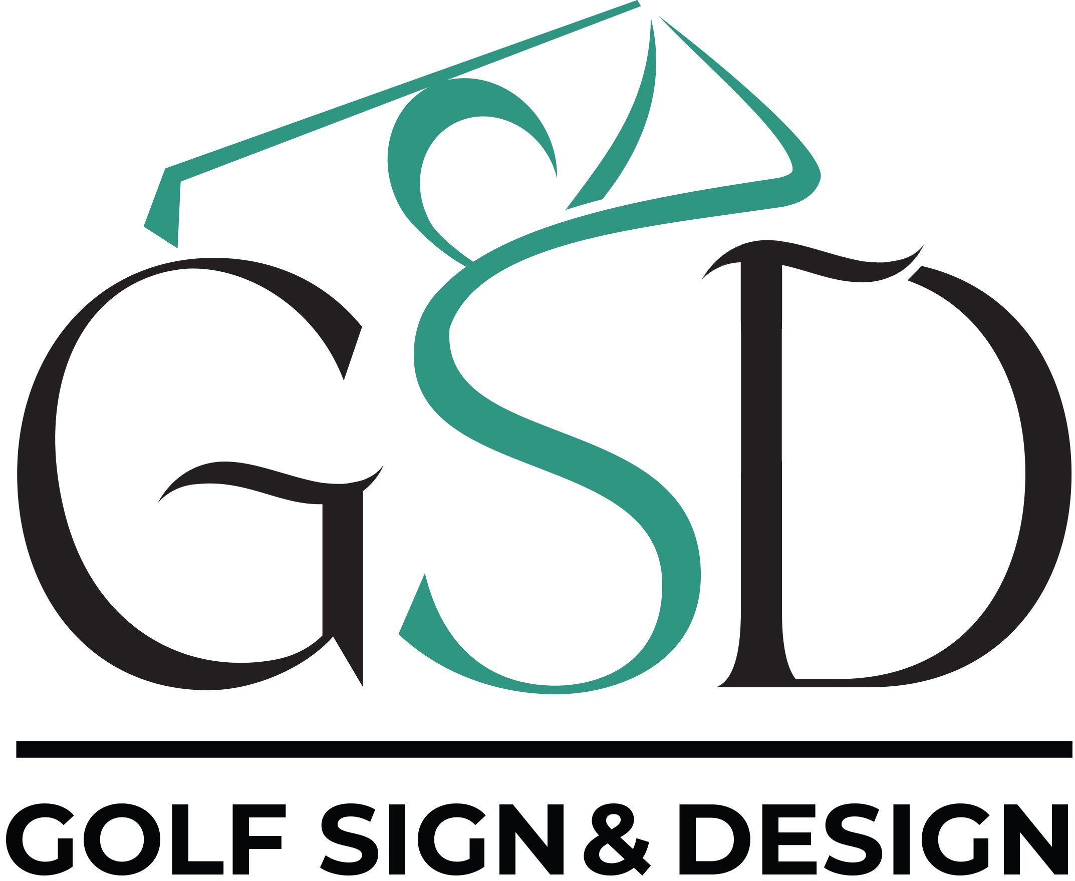Golf Sign and Design logo